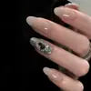 Peças de Unha para Primavera e Verão Sentido Avançado Brilho Strass Patch de Arte de Unha Tom Vibrante Explosões Armadura Pré-fabricada para Usar na Mão Spice Girls
