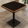 Mesas y sillas de estilo rústico para restaurantes de alta gama, cafeterías y restaurantes de fusión de moda y nicho que sirven cocina occidental, hechas de madera maciza
