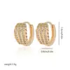 Jóias da Moda Novo Design Variedade Ouro Brincos de Zircônia Femininos Jóias Brincos de Zircônio Femininos Brincos