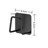 Estante de esponja de acero inoxidable personalizado transfronterizo, estante de película conservante, estante de almacenamiento de cocina con gancho, escurridor de cocina sin perforaciones