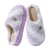 Chinelos de Algodão Femininos para Uso Externo, Uso Doméstico Interno, Sola Grossa, Quentes, Antiderrapantes, Resistentes ao Desgaste, Pelúcia, Chinelos de Algodão Pós-Parto para Outono e Inverno