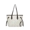 Nueva Bolsa Tote Portátil de Alta Gama de Moda Celebridad de Internet Bolso de Hombro con Estampado Retro Gran Capacidad para Viajes Bolso de Axila
