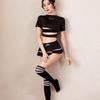 Lencería Sexy de Noche Larga Pijamas Femeninos Cosplay Uniforme de Enfermera Traje de Tentación Dropshipping