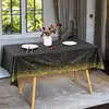 Ventas Directas de Fábrica Al por Mayor en Stock Transfronterizo Desechable Rectangular Mantel de Fiesta Mantel con Puntos Dorados Mantel Impermeable