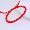 Pulsera de Hilo Rojo Ajustable Nudo Vajra Estilo Tibetano Año del Caballo 2026 para Hombres y Mujeres
