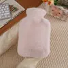 Bolsa de Água Quente Água tamanho pequeno Feminina Fofa Pelúcia Mini Aquecedor de Mãos Bolsa Aquecedora de Água à Prova de Explosão Desenho Animado Aquecedor de Pés Artefato