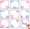 Notas Adhesivas de Dibujos Animados de Venta Caliente Transfronterizas, Bloc de Notas Retro Estilo Ins, Notas Adhesivas Creativas de Animales, Reutilizables y Desprendibles