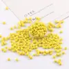 Cuentas de Arroz de Vidrio Sólido Coloridas Asimétricas de 5 mm para Pulsera Collar Hecho a Mano DIY Accesorios de Material para Joyería