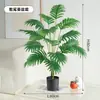 Palmeira Areca Artificial em Vaso Mini Bonsai de Mesa com Plantas Verdes, Ornamento Decorativo Sem Manutenção, Planta Artificial de Alta Qualidade