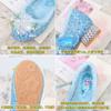Zapatos de Algodón con Tacón Alto para Niñas 2025 Otoño e Invierno Nuevo Estilo Cálidos Forrados de Felpa Zapatos de Princesa Cristal Elsa con Diseño de Una Correa para Niños