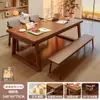Sala de estar grande mesa longa leitura aprendizado quarto escritório em casa sofá costas mesa longa de-mesa de sala de estar duas pessoas