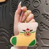 Pingente Pequeno de Natal de Pelúcia Fofo Desenho Animado Chaveiro do Papai Noel Charme para Bolsa de Casal Pequeno Presente Barato