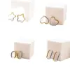 Pendientes Pentagonales Nuevos Transfronterizos Ins Geométricos de Forma Especial de Acero Inoxidable Tendencia Moda Pendientes Poligonales