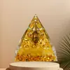 Suprimento de Novos Produtos Transfronteiriços Amazon Ornamentos de Pirâmide de Pedras de Cristal Artesanato de Resina Artesanato para Decoração de Casa