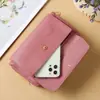 Bolsa Popular para Celular 2026 Novo Modelo Bolsa para Celular com Três Zíperes Carteira Longa para Mulheres Carteira de Grande Capacidade Bolsa Transversal