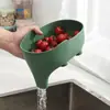 Cesta de drenagem do elefante Multi-uso Cozinha Armazenamento Cesta de drenagem Cesta doméstica de frutas e vegetais Yan Yu Lavagem de vegetais Cesta de drenagem