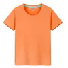 Camiseta 180g Algodão Puro Masculina e Feminina Manga Curta Gola Redonda Manga Curta Cor Sólida Branco Puro Camiseta Lisa Camiseta Cultural Camiseta Publicitária Uniforme de Turma