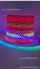 Tira de LED impermeable, multicolor, de 24V-220V, con silicona sólida, efecto de luz fluida, programable, con función de reanudación de punto de interrupción y sin caída de voltaje