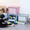 Caja de almacenamiento de plástico con cajón frontal abatible, caja de almacenamiento para juguetes de niños, caja de almacenamiento a prueba de polvo y aperitivos