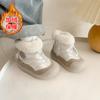 Botas de Nieve para Bebé, Zapatos de Algodón con Forro Polar para Niño, Zapatos para Bebé, Suelas Blandas, Zapatos para Bebé de 0 a 1 Año, Otoño e Invierno para Mujer