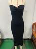 Vestido de Lana Estilo Europeo y Americano Transfronterizo 2025 Sexy Ins Primavera y Verano Nuevo Tejido Retorcido Moda Sexy Mujer