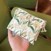 Ins Pequena Bolsa de Moedas Fresca Portátil Armazenamento Maquiagem Toalha de Tia Pequena Bolsa com Zíper Doce Bolsa de Cosméticos Atacado