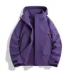Jaquetas ao Ar Livre para Homens e Mulheres, Jaquetas Impermeáveis e à Prova de Vento para Primavera e Outono, Jaquetas Coloridas Estilo Americano, Roupas de Caminhada Wuling Mountain Xizang