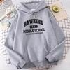 Sudadera con Capucha para Mujer 2026 Nuevo Estilo Popular Talla Grande Holgada Estilo Perezoso Primavera y Otoño Estilo Delgado Estilo Hong Kong Estampado de Letras Moderno
