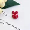 Estilo Año Nuevo Estrella Festiva Corazón Cabeza de Conejo Lazo Material Hecho a Mano Parche Pegamento de Crema Accesorios de Resina DIY