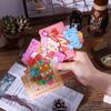 Día del Niño Dibujo Animado Zoológico Tarjeta de Felicitación Cumpleaños Panadería Floristería Tarjeta Venta al por Mayor Cálido Curado Plegable Tarjeta Pequeña