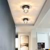 Lámpara de Cristal para Pasillo Lámpara de Pasillo Nórdica para Sala de Estar Montaje Superficial Creativo Downlight Empotrado Lámpara para Pasillo Creativa para Vestíbulo Entrada Creativa