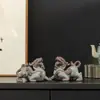Nuevo Adorno de Mascota de Té de Cerámica Estilo Chino Kiln Ge de la Suerte Pixiu, Pieza Exquisita Adecuada para Cuidar, Decoración para Mesa de Té con Agrietamiento, Ceremonia del Té, Juego de Té