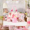 Set de Regalo de Aromaterapia Floral de Lujo Rosa, Caja de Regalo Personalizada para Enviar a Mejores Amigos, Clientes y Empleados, Regalo Navideño Práctico de Alta Gama