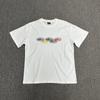 Playera de Serie de Manga Corta con Logo de Letras Estampado Cuello Redondo Manga Corta