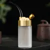 Tubería de Agua Uso Dual Pipeta de Vidrio para Fumar Bolsa de Tabaco Vintage Porta Cigarrillos Filtro Set Completo de Shisha Metabo