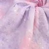 Pelo de coelho tie-dye quente pequena estrela de cinco pontas coelho estrelado pelúcia têxtil para casa roupa travesseiro almofada tecido para palmilha