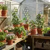 Treliça Criativa de Folha para Trepadeira Amazon Suporte de Jardinagem Transfronteiriço Poste Suporte para Plantas em Vasos Externas Estrutura para Trepadeira de Plantas