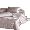 Luxo Leve Inicial Algodão Macio Contagem 100 Algodão de Fibra Longa Jacquard Bordado 100% Algodão Conjunto de Quatro Peças Lençol de Cama Puro Capa de Edredom Roupa de Cama 4