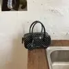 Bolsa Pequena Estilosa de Luxo para Mulheres 2026 Nova Moda Versátil Bolsa Transversal Acolchoada Bolsa de Mão Exquisita Bolsa de Bowling