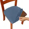 Juego de Cojines para Asiento de Hogar Color Sólido Cubierta de Cojín para Silla de Cuatro Estaciones Funda Elástica para Silla Cubierta para Silla de Comedor Integrada a Prueba de Polvo