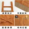 Delantal de cocina sencillo para el hogar, resistente al agua, apto para comer y trabajar, ropa de trabajo antimanchas con estampado de logotipo para adultos