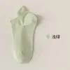 Calcetines de verano para mujer, algodón puro, malla fina, transpirables, 100% algodón, antibacterianos 10A, sin costuras, todo algodón, con tiradores, calcetines cortos