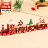 Trem de Madeira de Natal Presente para Crianças Enfeites de Mesa de Natal Presente para Eventos Presente Criativo