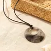Fornecedor da Fábrica Fornece Pingente Acrílico Nostálgico, Personalidade Ajustável, Estilo Étnico Versátil Pingente com Fecho de Segurança, Pingente de Joia