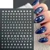 Pegatinas de Uñas Artísticas Transfronterizas Full Beauty Ins 3D Estampado en Caliente Estrella Mini Estrella de Cinco Puntas Pegatinas para Uñas Artísticas