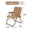 Mesa y Silla Portátil de Aleación de Aluminio Engrosado para Exterior Silla Individual Kermit para Camping Silla Negra Silla de Ocio Silla de Playa