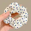 Laço de Cabelo de Renda Doce, Scrunchie de Luxo Estilo Coreano, Laço de Cabelo Extra-Grande para Coque, Corda de Cabelo para Rabo de Cavalo, Acessório de Cabelo