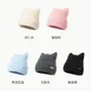 Fábrica de Chapéus de Tricô Acrílico Em Estoque Prova de Frio, Quente, à Prova de Vento, Estilo Coreano Versátil Fofo Chapéu de Tricô com Orelhas de Gato