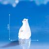 Micro Paisagem Cena Decoração Resina Artesanato Urso Polar Luminoso DIY Jóias Pequenos Acessórios Glaciar Pequenos Ornamentos Boneca