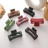 Pinza para el Cabello Grande Estilo Coreano para Mujer, Simple y Versátil, Forma Cuadrada, Elegante, Accesorios para el Cabello, Pinza de Tiburón para Baño para Mujer en la Parte Posterior de la Cabeza
